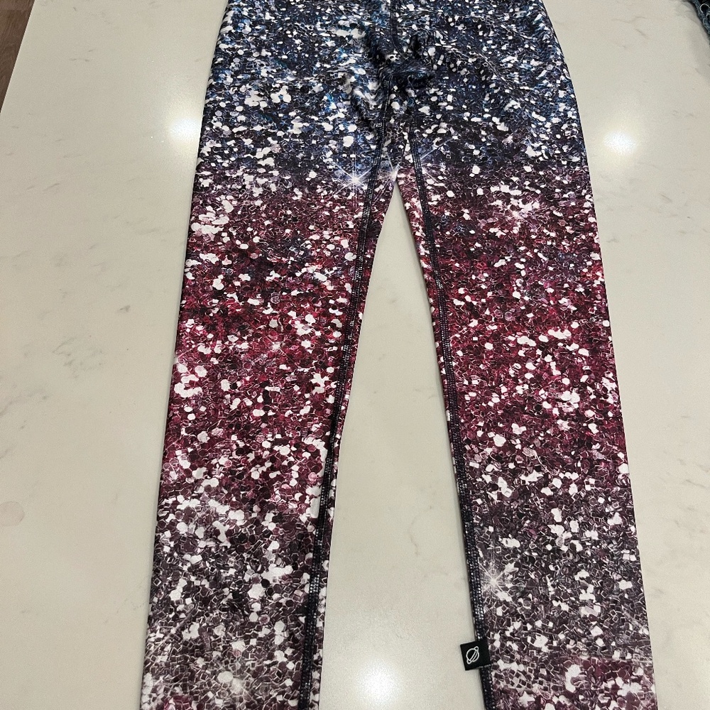 Terez sparkle leggings size medium